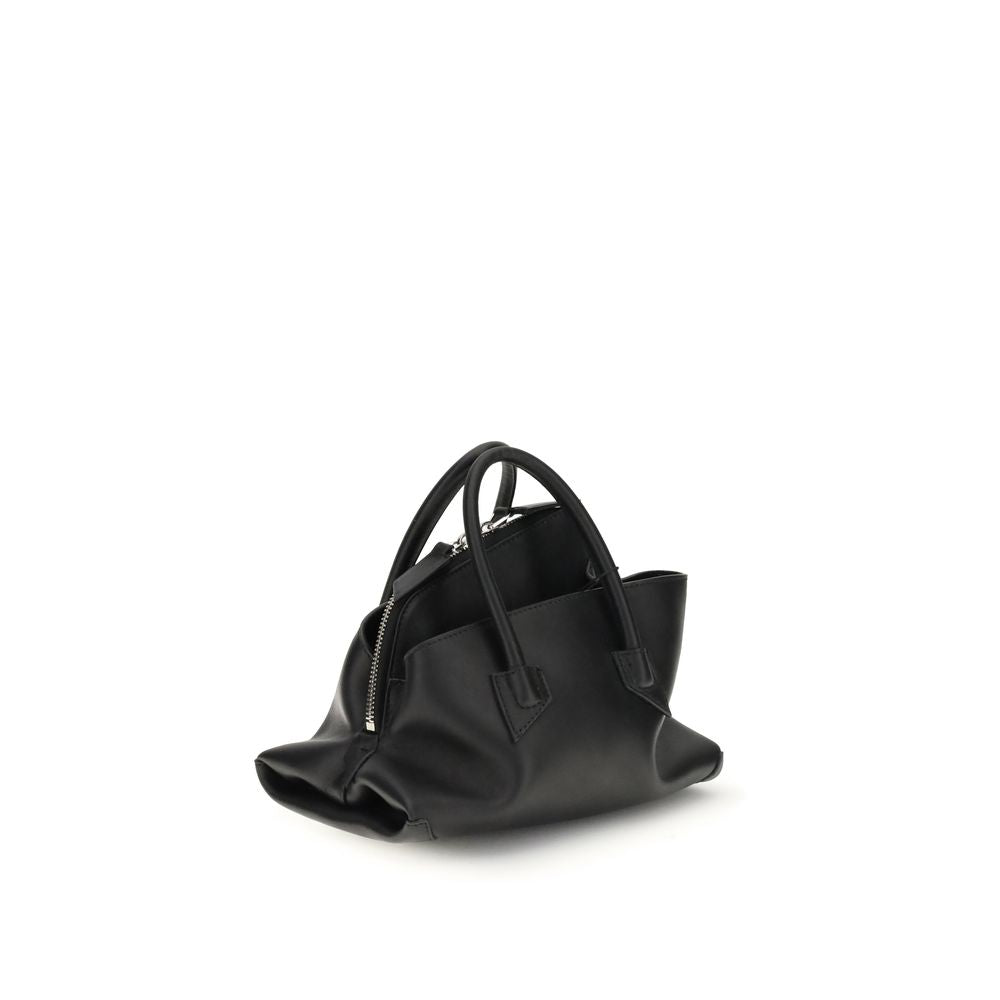 The Attico Black Calf Leather Mini Handbag