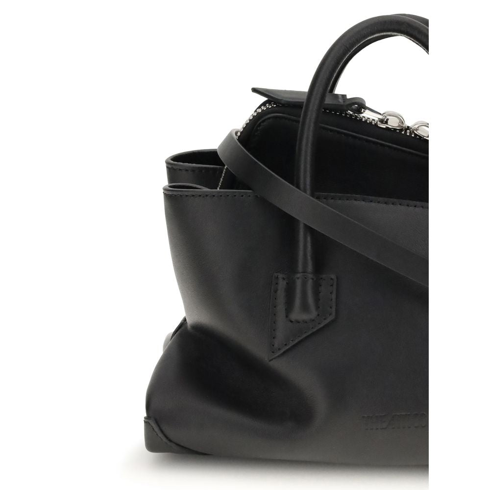 The Attico Black Calf Leather Mini Handbag