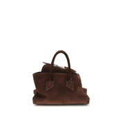 The Attico Brown Calf Leather Shoulder Bag