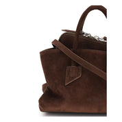 The Attico Brown Calf Leather Shoulder Bag