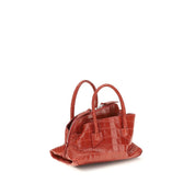 The Attico Red Calf Leather Mini Handbag