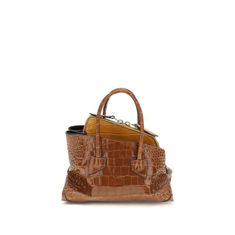 The Attico Red Calf Leather Mini Handbag