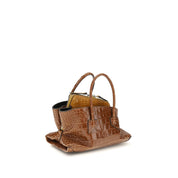 The Attico Red Calf Leather Mini Handbag