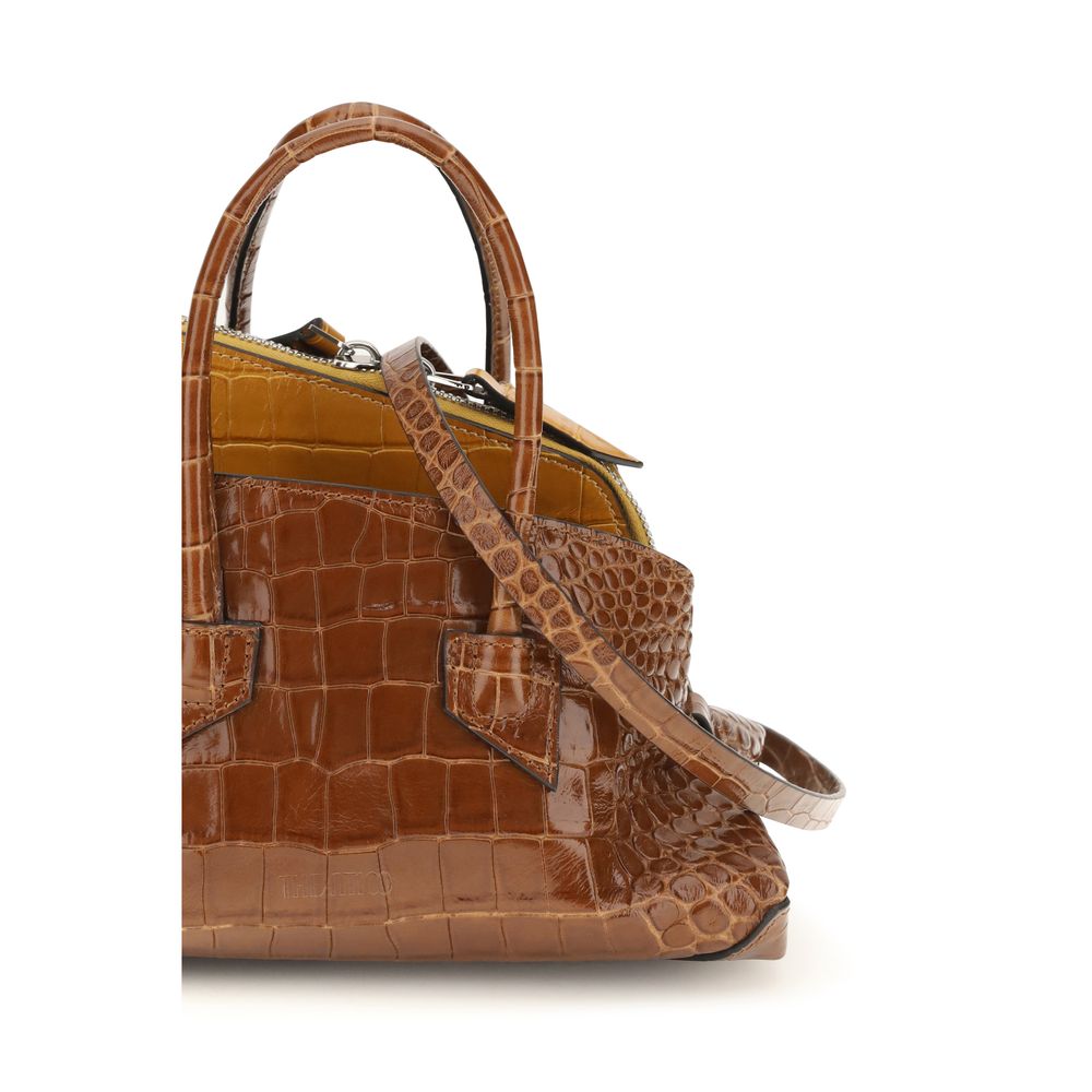 The Attico Red Calf Leather Mini Handbag