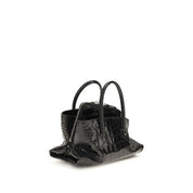 The Attico Red Calf Leather Mini Handbag
