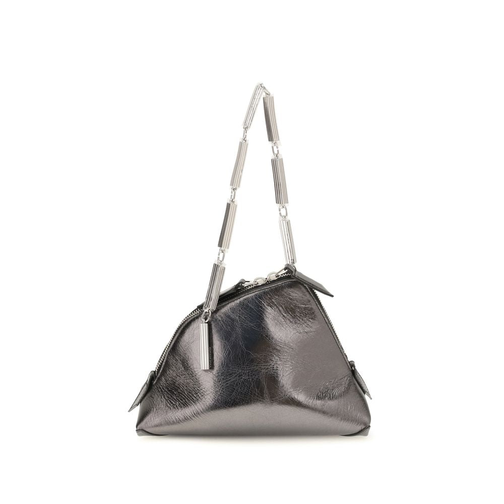 The Attico Silver Calf Leather Handbag
