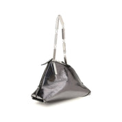 The Attico Silver Calf Leather Handbag