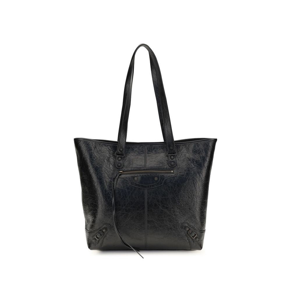 Balenciaga Black Lambskin Shoulder Bag