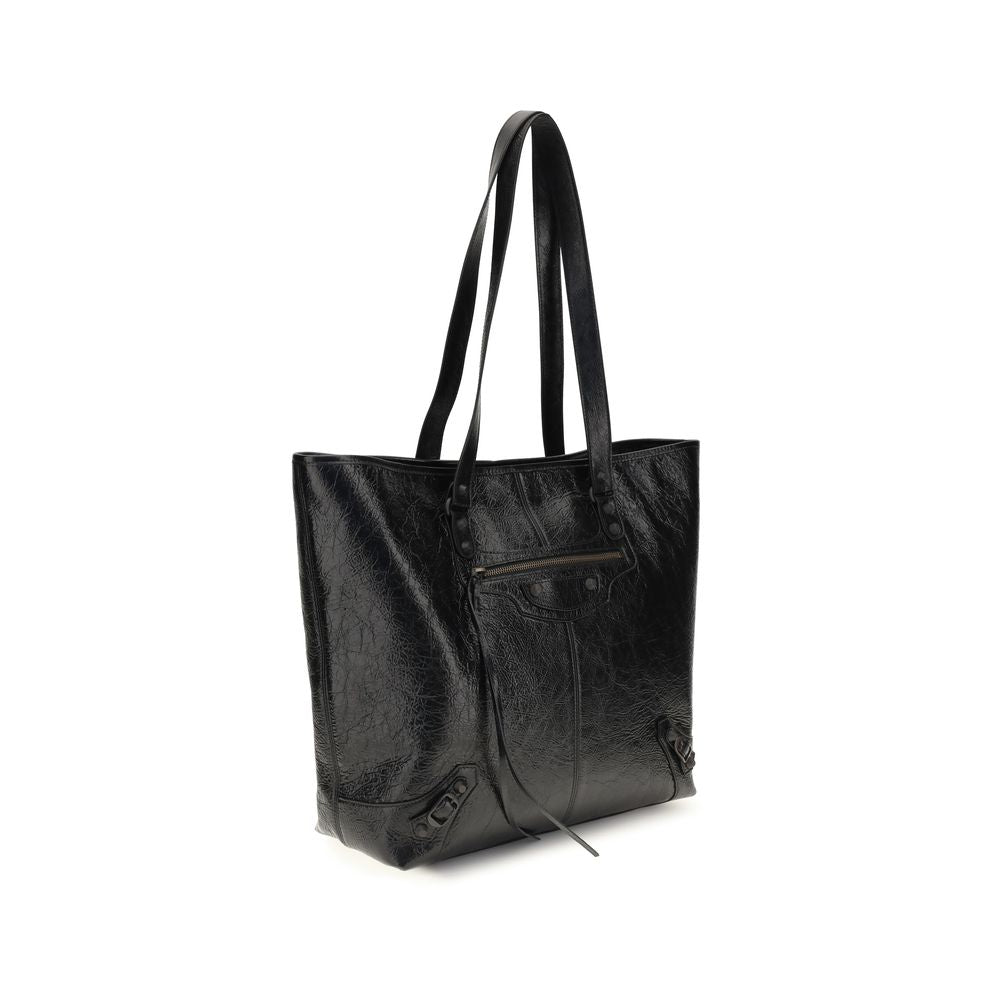 Balenciaga Black Lambskin Shoulder Bag