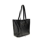 Balenciaga Black Lambskin Shoulder Bag