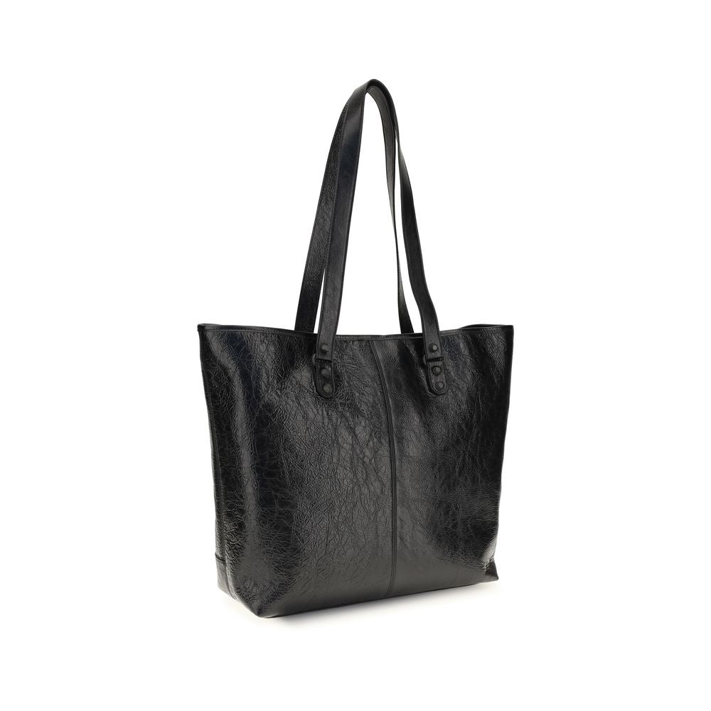 Balenciaga Black Lambskin Shoulder Bag