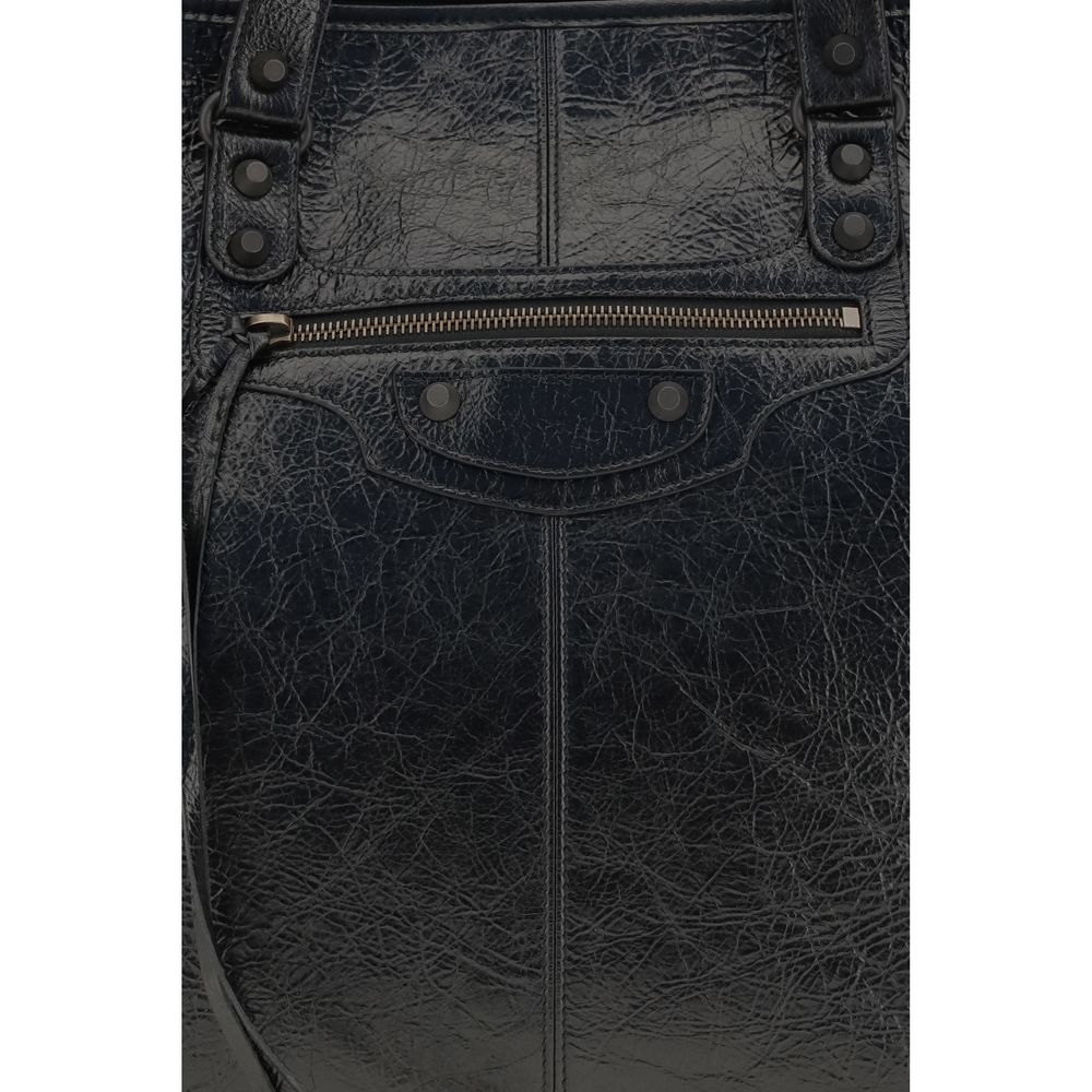 Balenciaga Black Lambskin Shoulder Bag