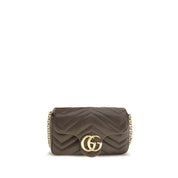 Gucci Brown Calf Leather Shoulder Bag