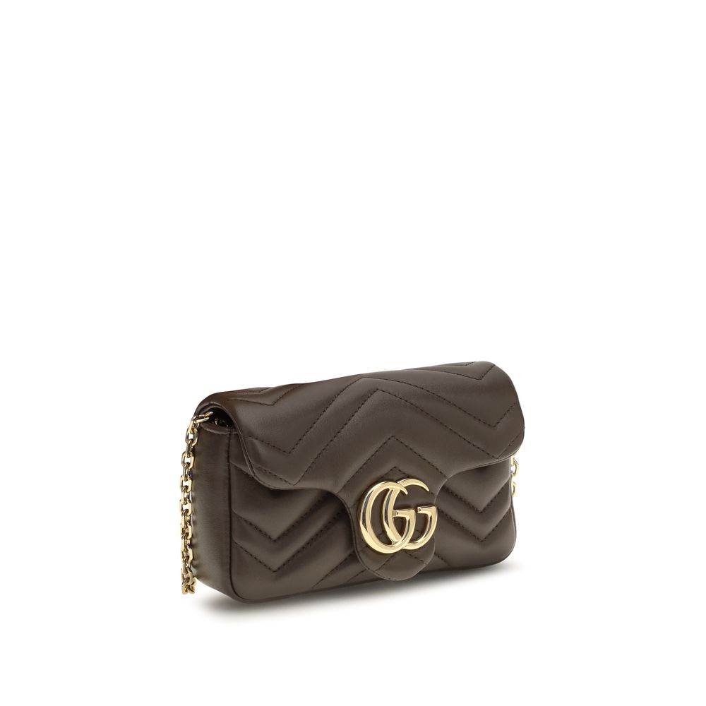 Gucci Brown Calf Leather Shoulder Bag