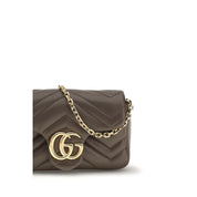 Gucci Brown Calf Leather Shoulder Bag