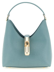 Furla Light Blue Calfskin Mini Handbag