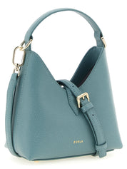 Furla Light Blue Calfskin Mini Handbag