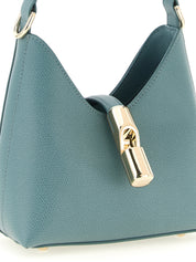 Furla Light Blue Calfskin Mini Handbag