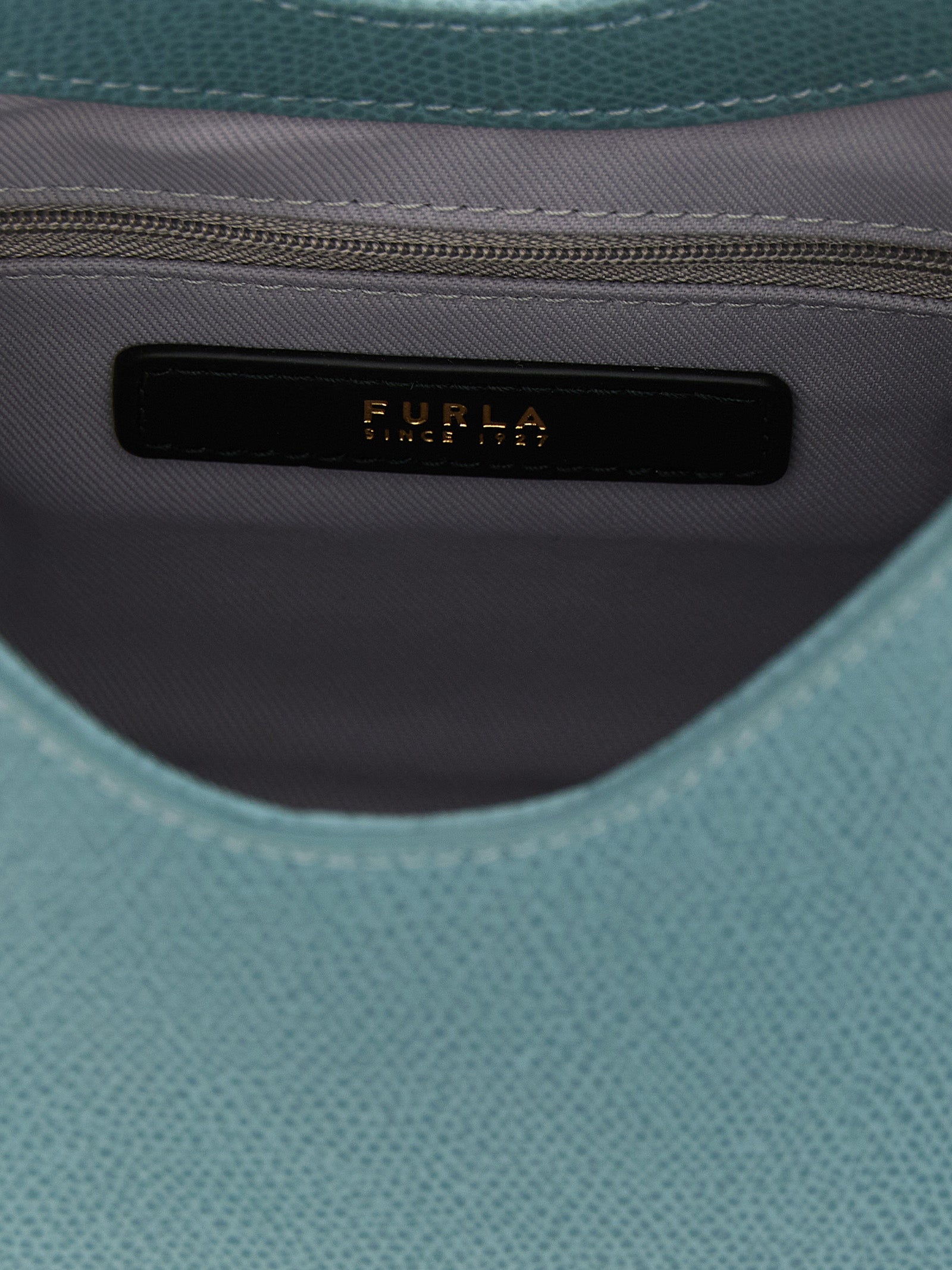 Furla Light Blue Calfskin Mini Handbag