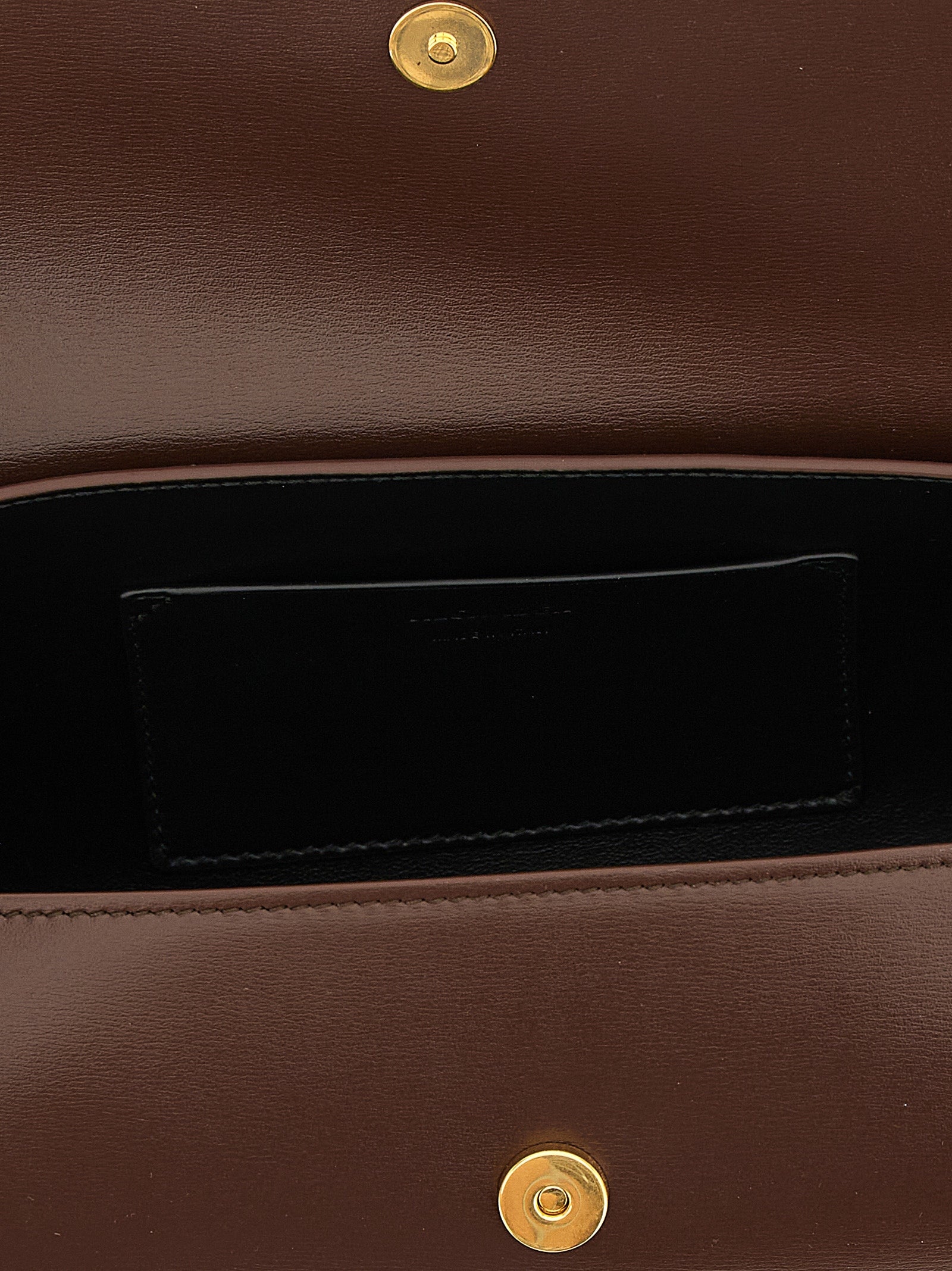 Jil Sander Brown Calfskin Small Shoulder Bag
