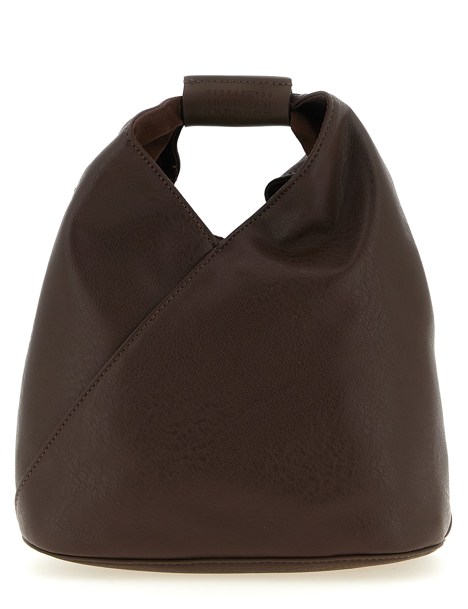 MM6 Maison Margiela Chocolate Brown Polyurethane Crossbody Bag