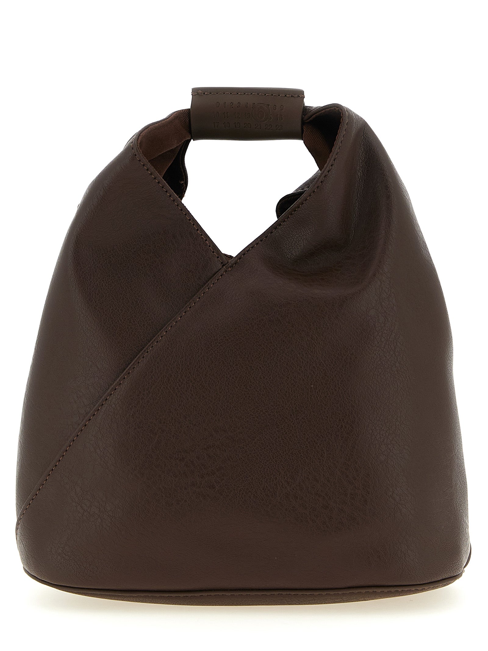 MM6 Maison Margiela Chocolate Brown Polyurethane Crossbody Bag