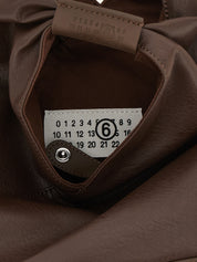 MM6 Maison Margiela Chocolate Brown Polyurethane Crossbody Bag