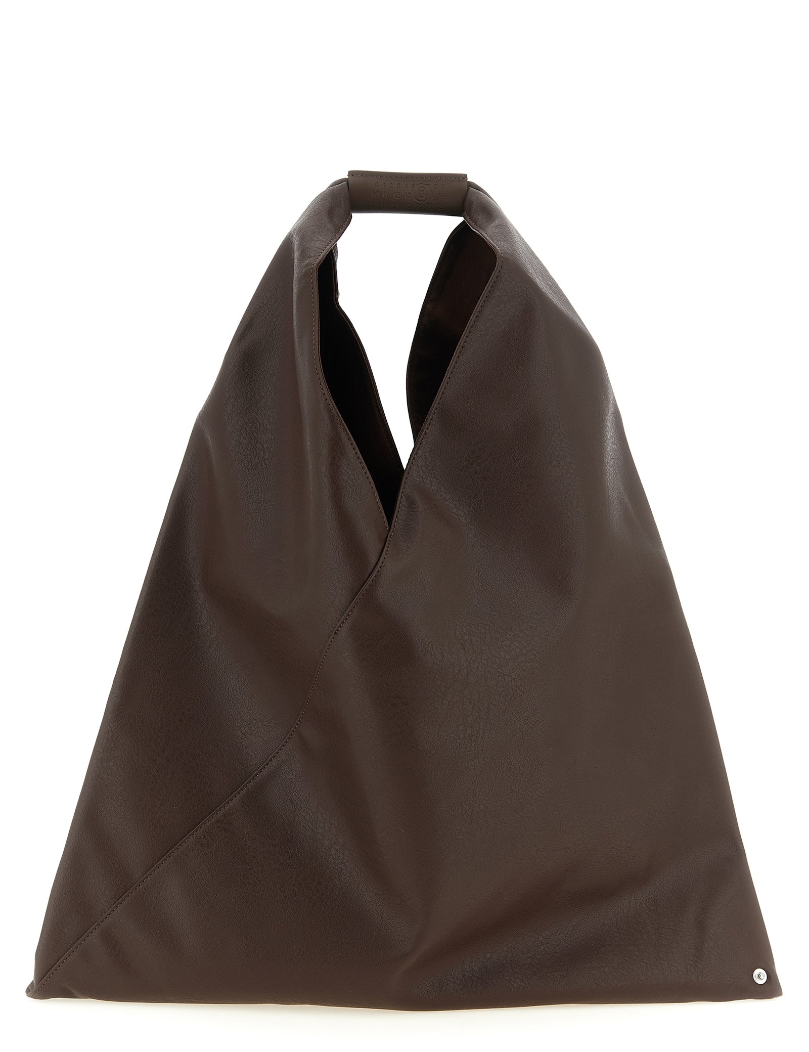 MM6 Maison Margiela Brown Polyurethane Midi Handbag