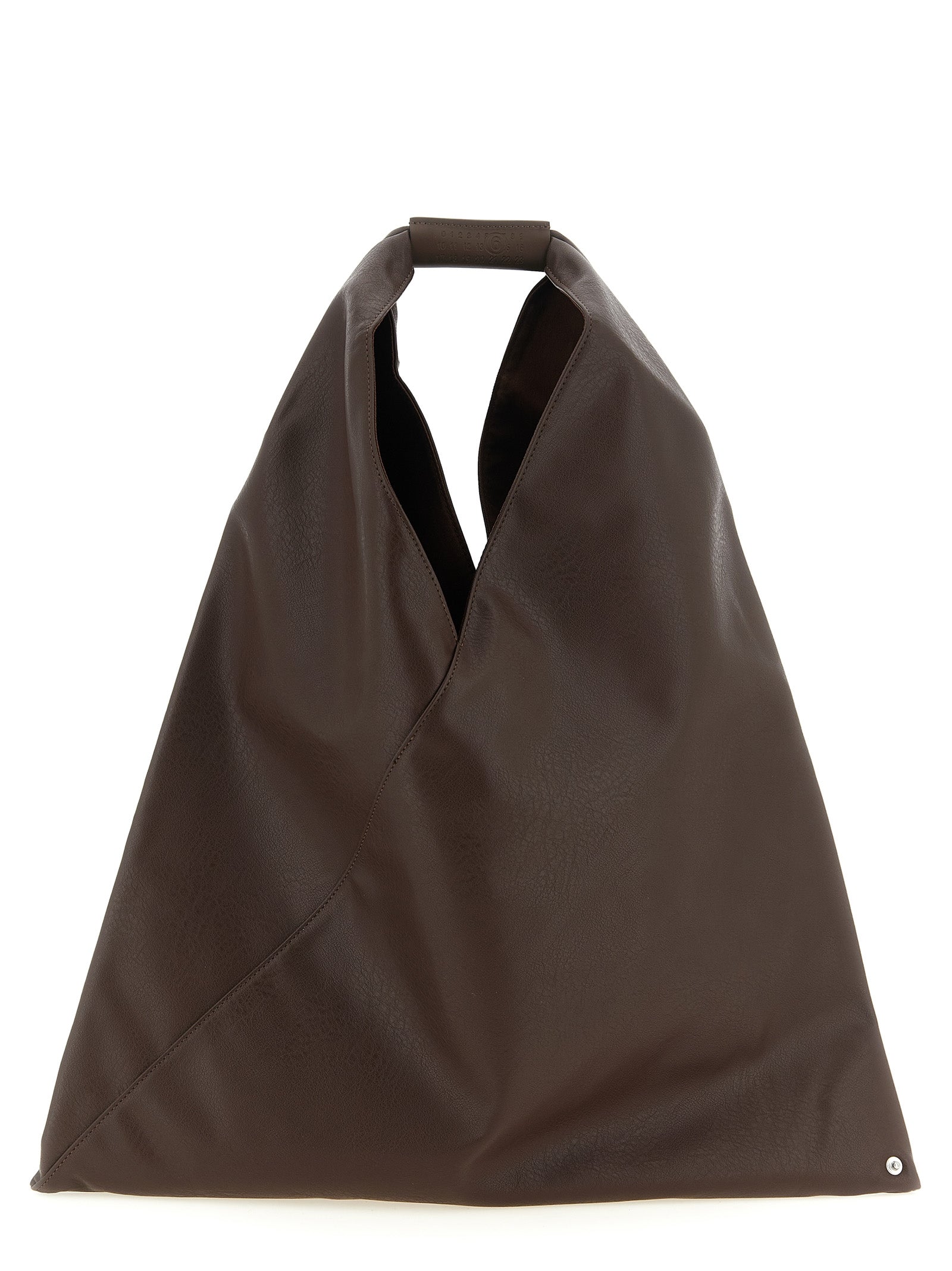 MM6 Maison Margiela Brown Polyurethane Midi Handbag