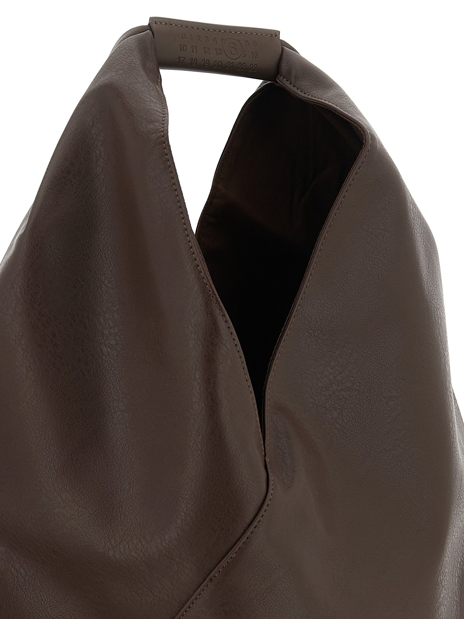 MM6 Maison Margiela Brown Polyurethane Midi Handbag