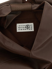 MM6 Maison Margiela Brown Polyurethane Midi Handbag