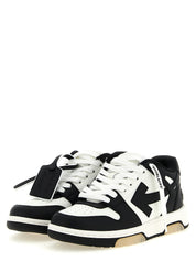 Off-White White/Black Calfskin Low Top Sneakers