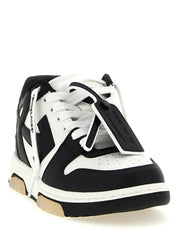 Off-White White/Black Calfskin Low Top Sneakers