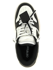 Off-White White/Black Calfskin Low Top Sneakers