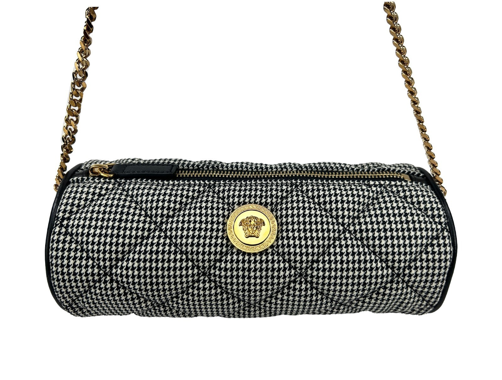 Versace Medusa Quilted Evening Crossbody Bag