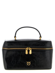 PINKO Black Calfskin Handbag