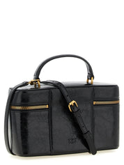 PINKO Black Calfskin Handbag