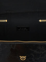 PINKO Black Calfskin Handbag