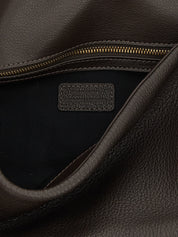 PINKO Brown Lamb Leather Shoulder Bag