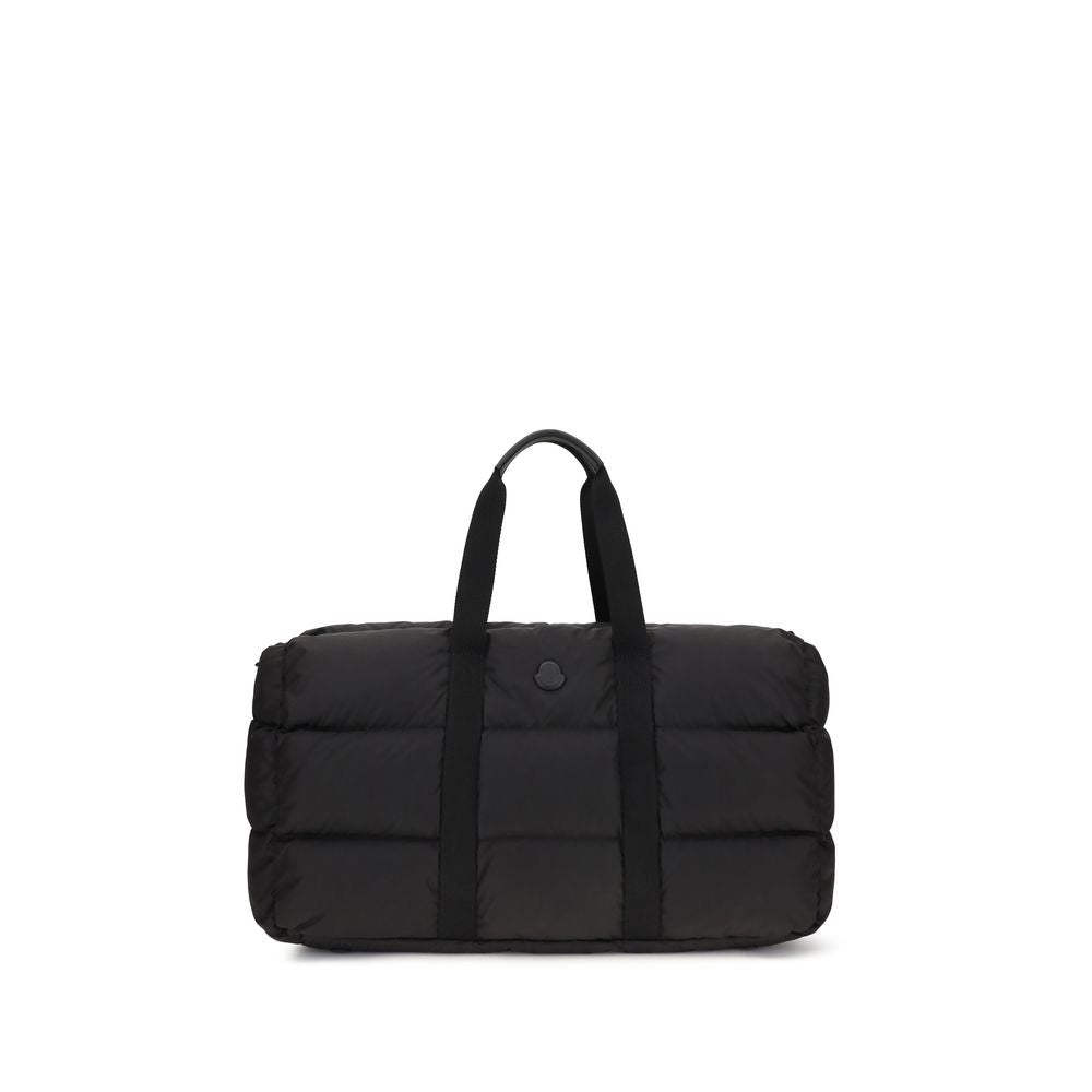 Moncler Black Polyester Caradoc Duffle Travel Bag