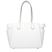 Michael Kors White Leather Shoulder Bag