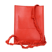 Jil Sander Red Leather Crossbody Bag