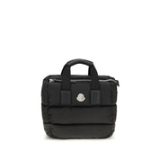 Moncler Black Quilted Nylon Caradoc Shoulder Bag