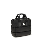 Moncler Black Quilted Nylon Caradoc Shoulder Bag