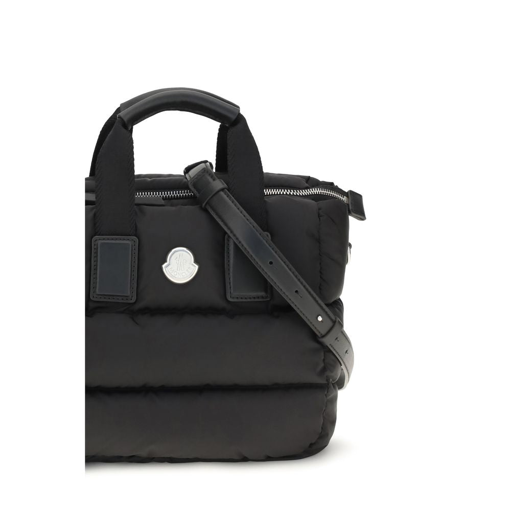 Moncler Black Quilted Nylon Caradoc Shoulder Bag