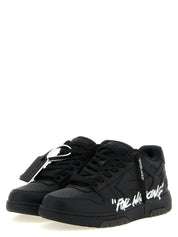 Off-White White/Black Calfskin Low Top Sneakers