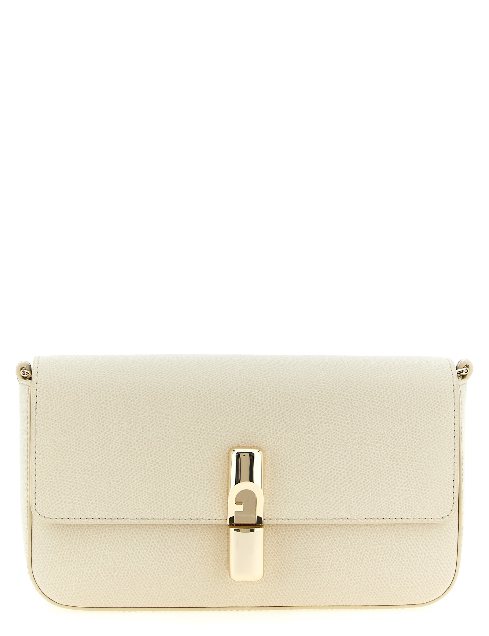 Furla White Calfskin Crossbody Bag