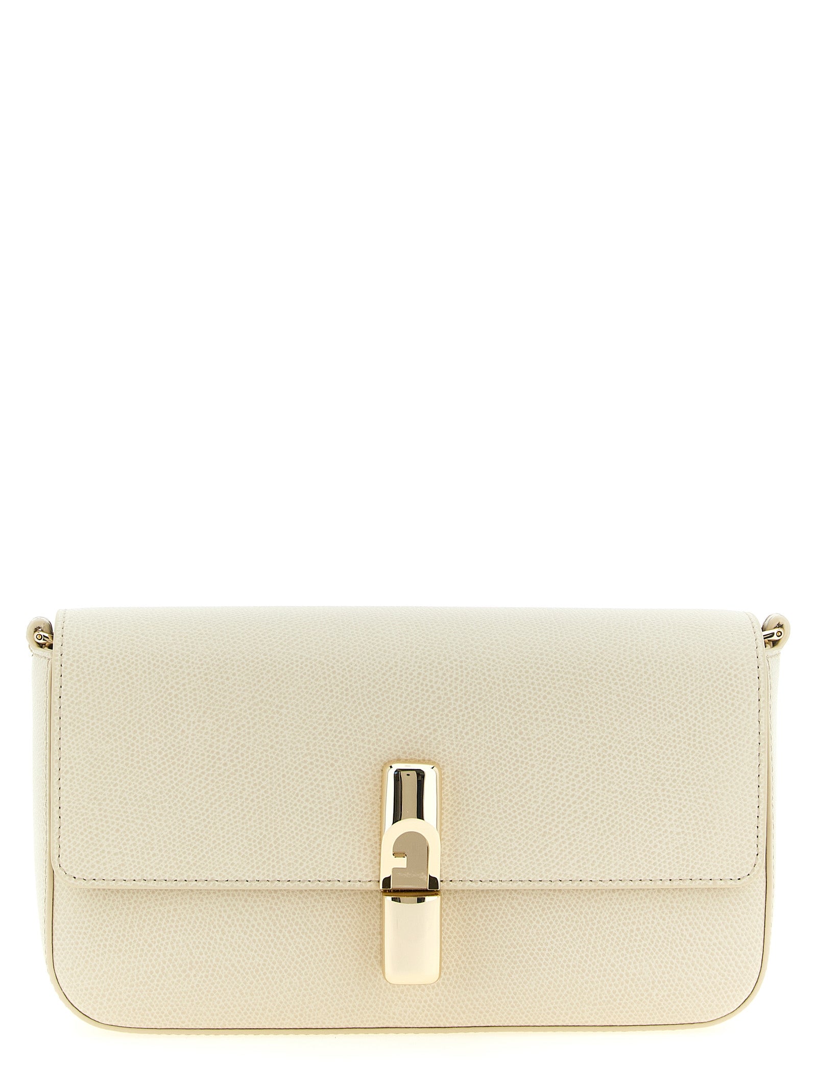 Furla White Calfskin Crossbody Bag