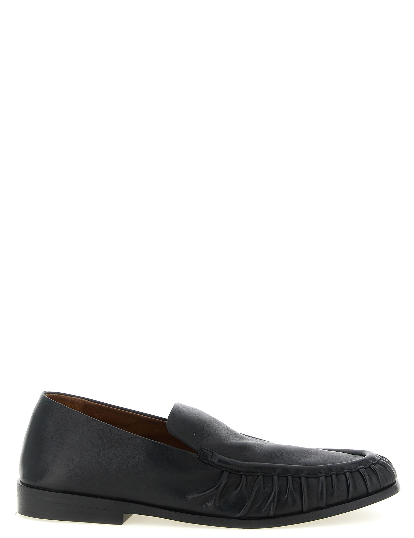 Marsèll Black Calfskin Slip-On Loafers