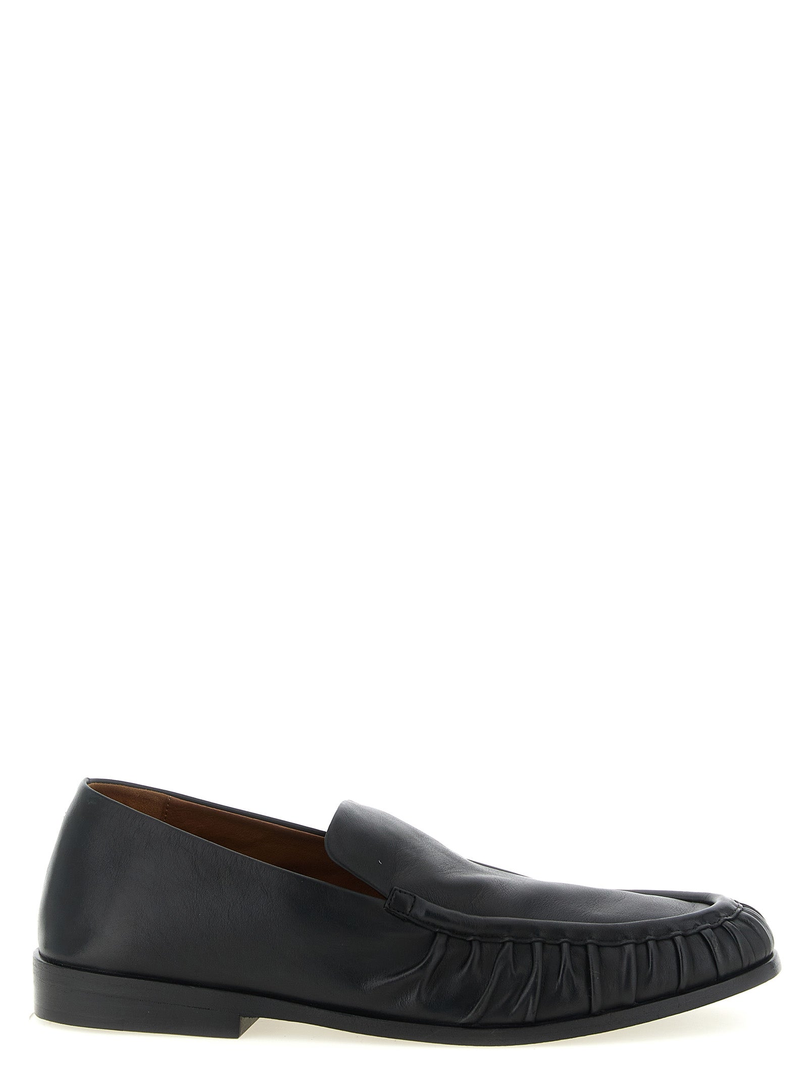 Marsèll Black Calfskin Slip-On Loafers